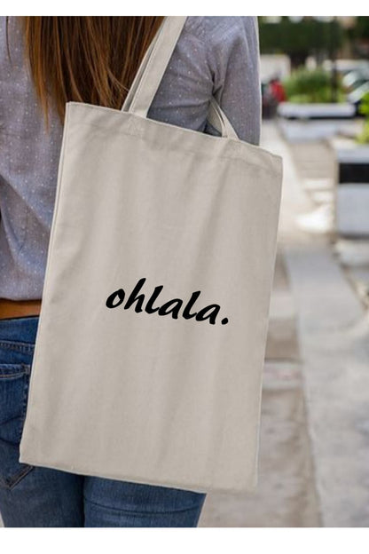 Ohlala Tote Bag Bez Çanta