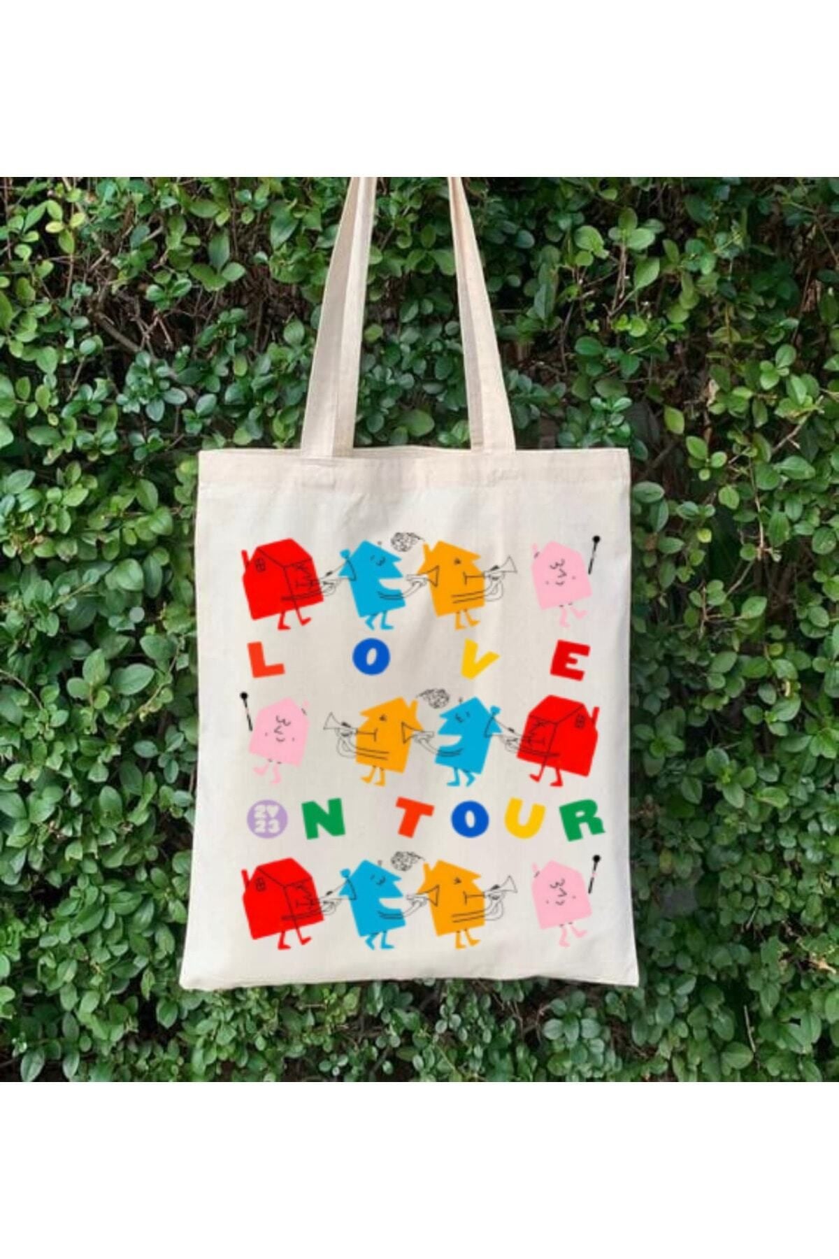 Harry Styles Love On Tour 2023 Aesthetic Tasarım Tote Bag Bez Çanta
