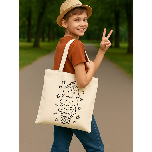 Tote Bag krem kanvas çanta %100 pamuk 35x40 cm tote bag
