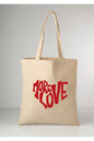 More Love Tote Bag Bez Çanta
