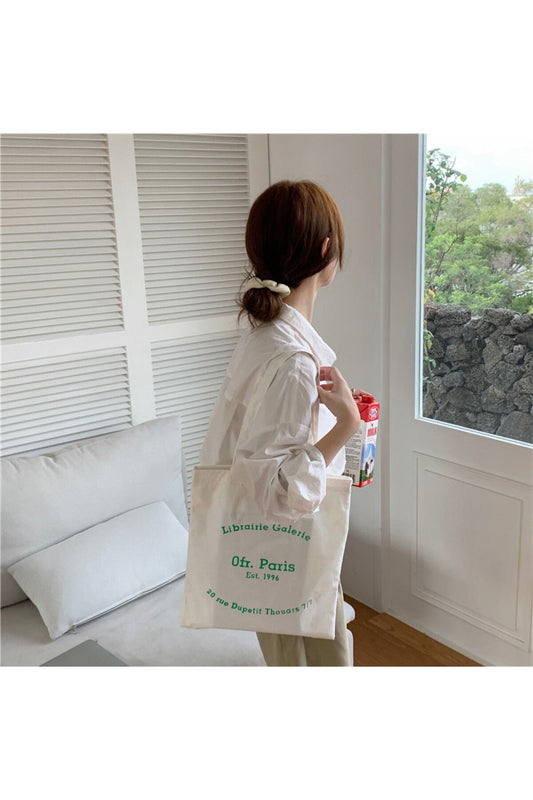 Librairie Galarie Tasarım Kitap Çantası, Tote Bag, Bez Çanta, Alışveriş Çantası