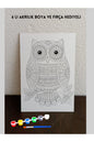 Mandala Ahşap Boyama, Ahşap Tablo Boyama, Çocuk Boyama Etkinliği, Ahşap Boyama Seti