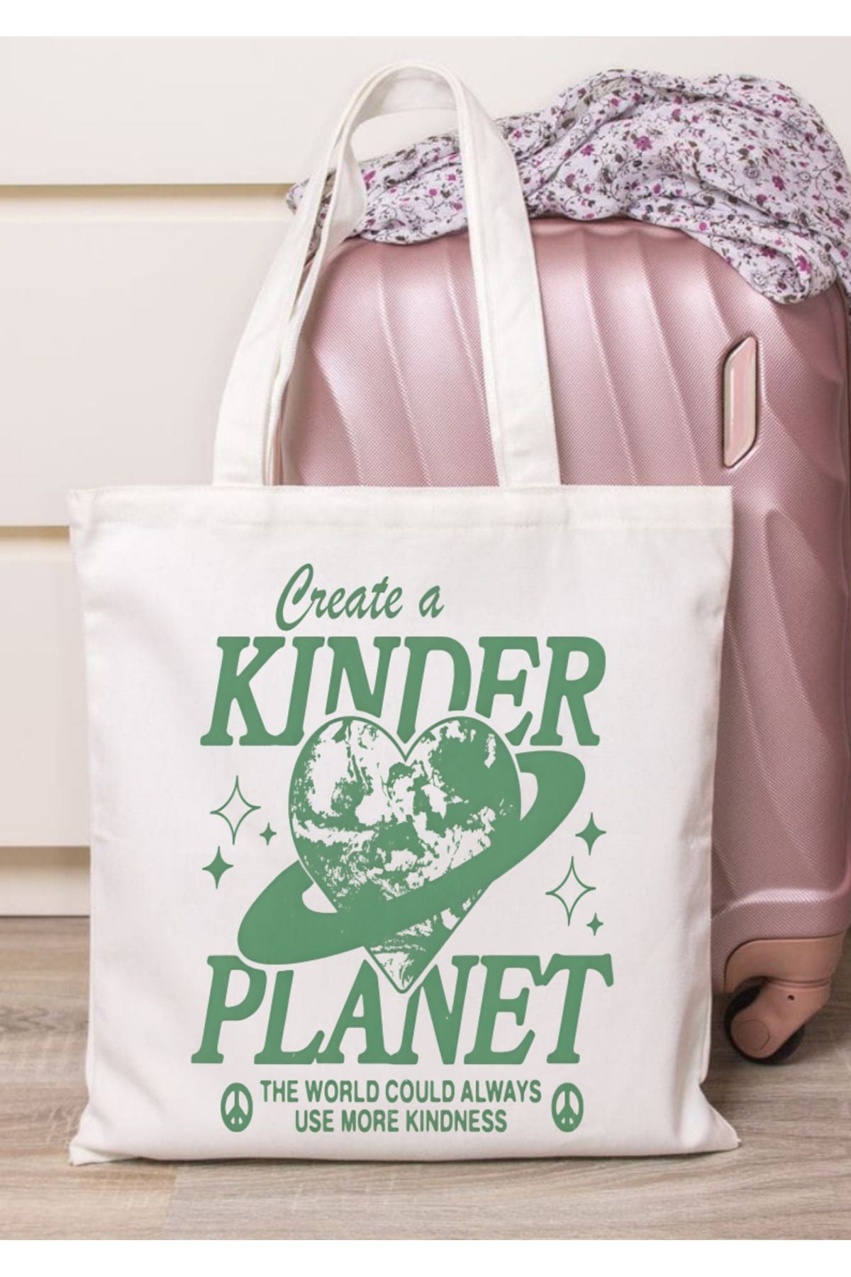 Create A Kinder Planetbtote Bag Bez Çanta