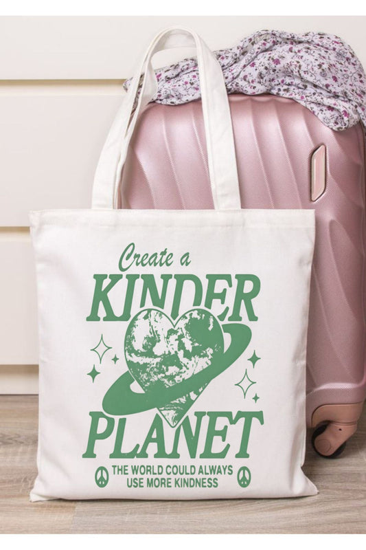 Create A Kinder Planetbtote Bag Bez Çanta