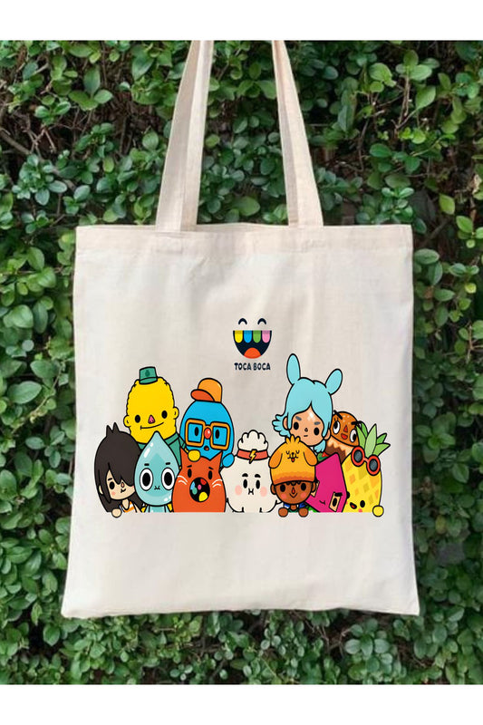 Toca Boca Tasarım Tote Bag Bez Çanta