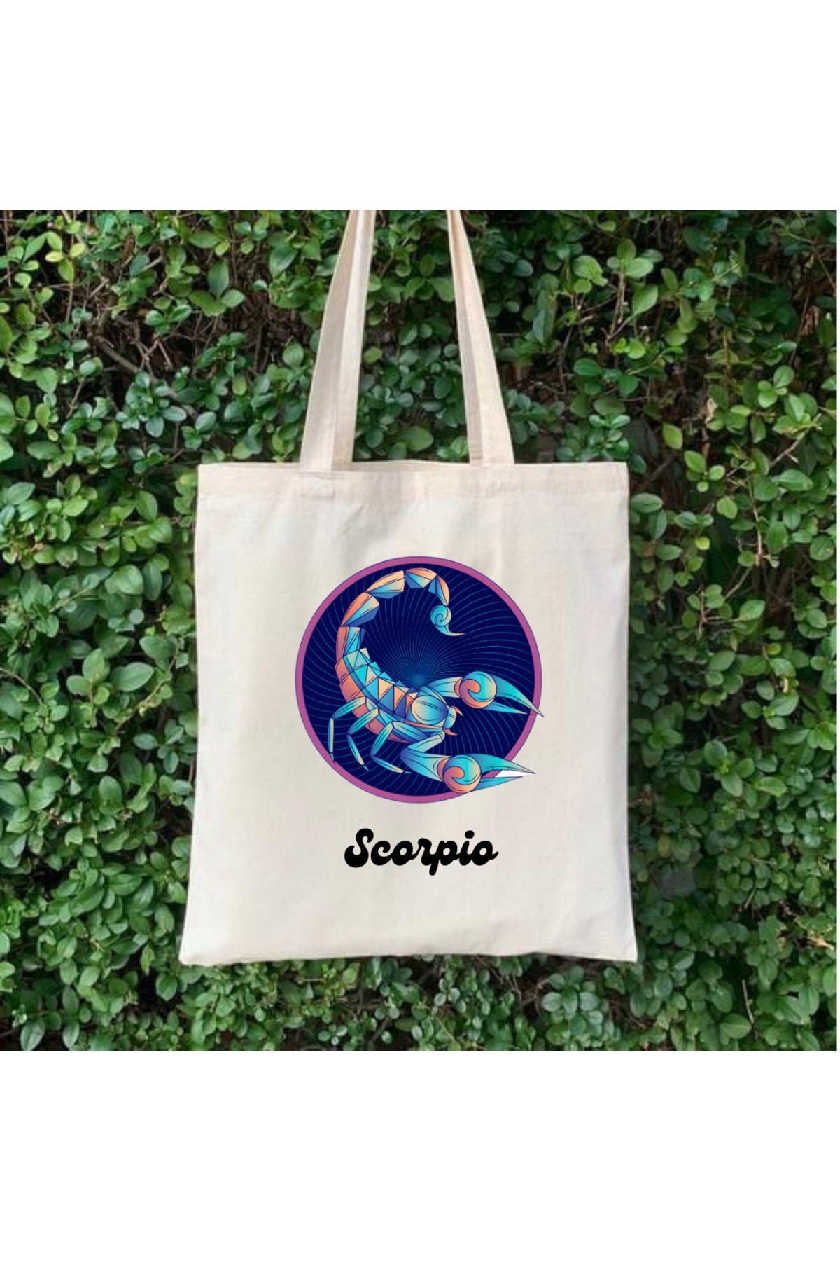 Akrep Burcu Hediye Çanta- Scorpius Zodiac Tote Bag Bez Çanta