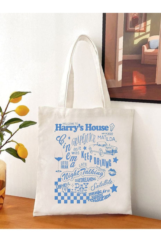 Harry House Harry Styles Aesthetic Tasarım Tote Bag Bez Çanta
