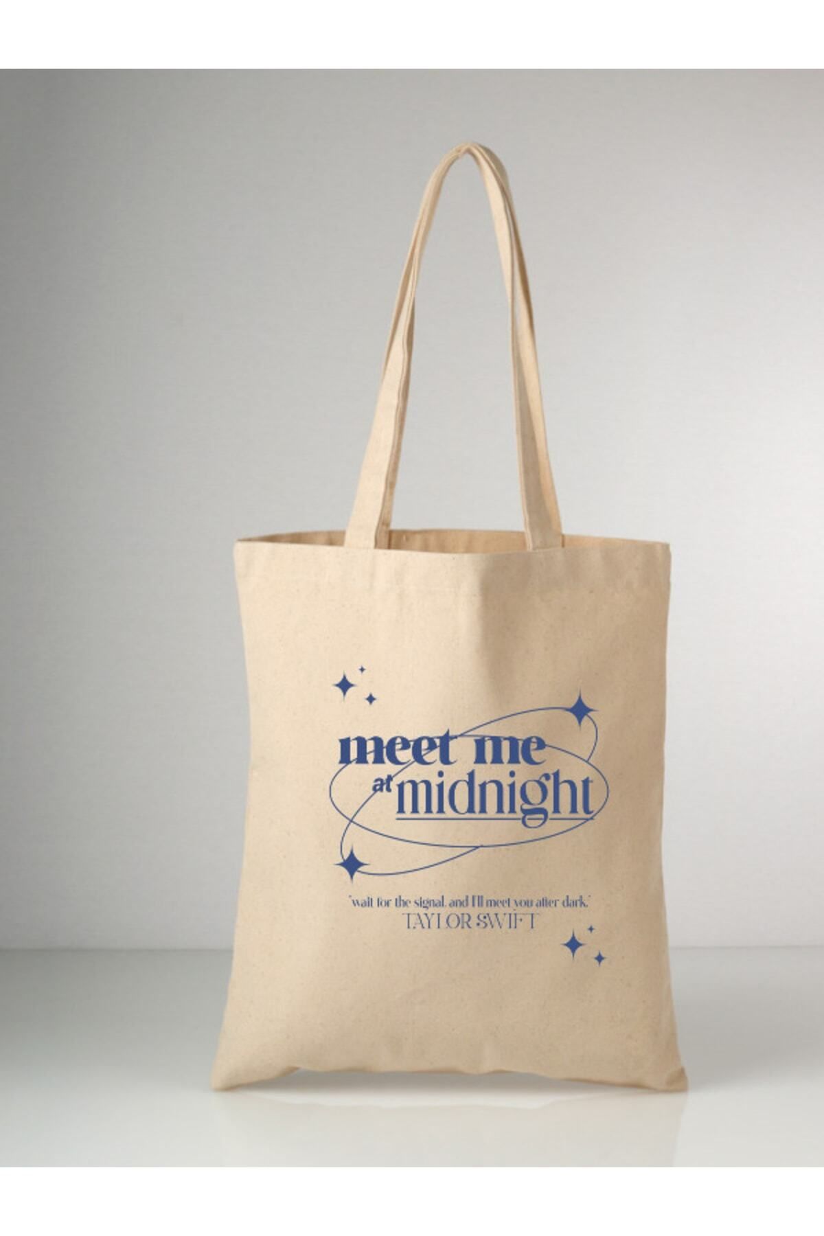 Taylor Swift Midnights Tote Bag Bez Çanta
