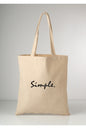 Simple. Tote Bag Bez Çanta