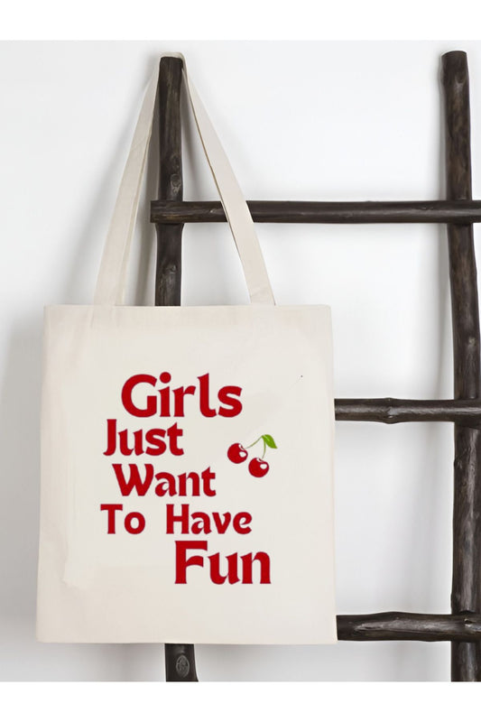 Tote Bag krem kanvas çanta %100 pamuk 35x40 cm tote bag