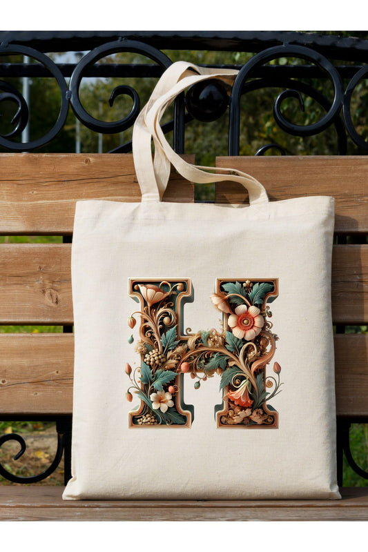 Harf Tasarım A Harfi Çanta, Y2 Pinterest Retro Unisex Bez Çanta Tote Bag, Shopper Bag