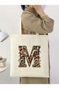 Harf Tasarım A Harfi Çanta, Y2 Pinterest Retro Unisex Bez Çanta Tote Bag, Shopper Bag