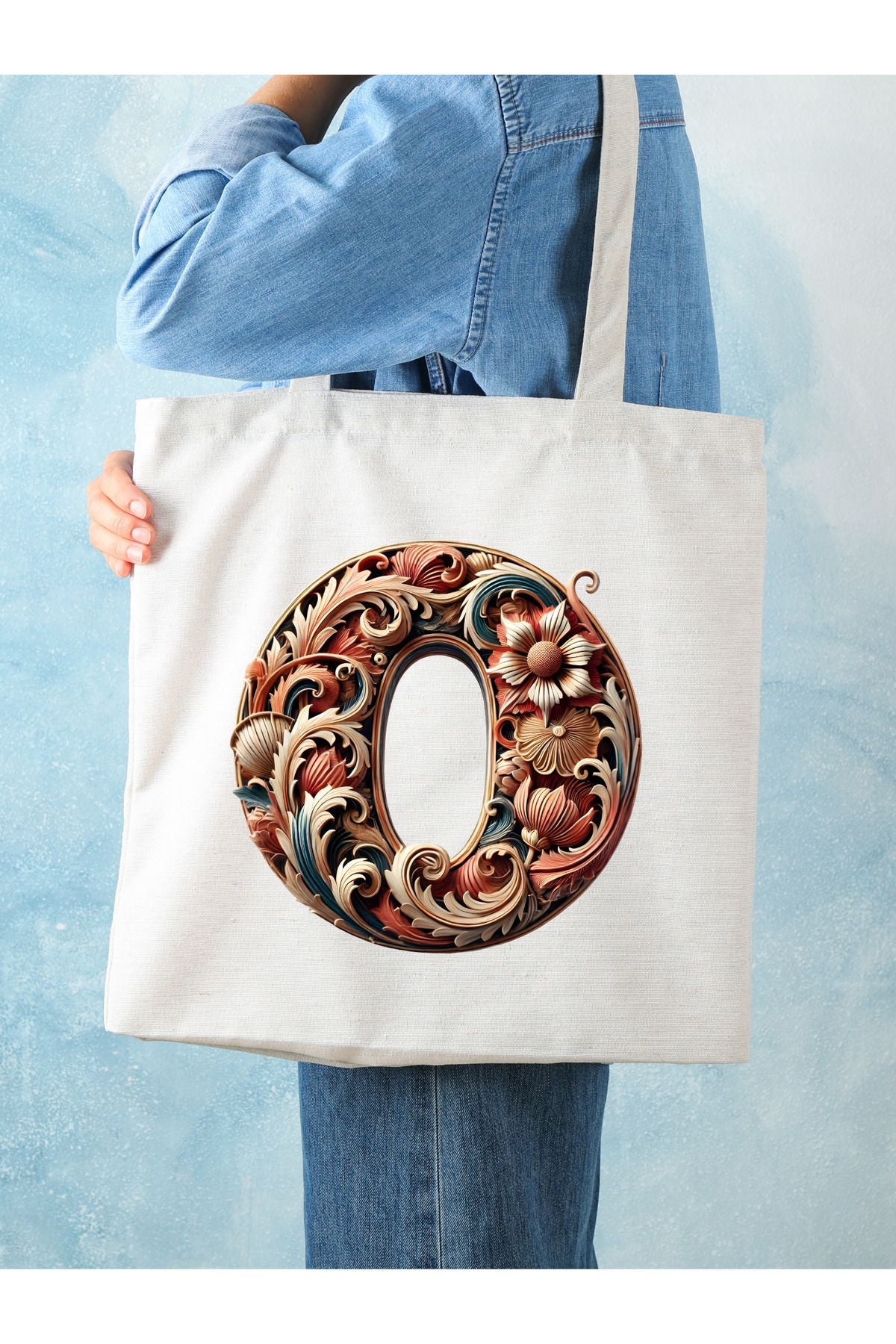 Harf Tasarım A Harfi Çanta, Y2 Pinterest Retro Unisex Bez Çanta Tote Bag, Shopper Bag