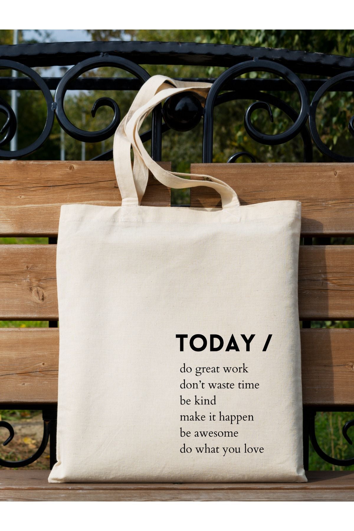 Today Tasarım Ham Bez Tote Bag Bez Çanta