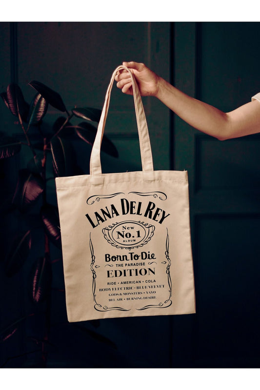 Tote Bag krem kanvas çanta %100 pamuk 35x40 cm tote bag