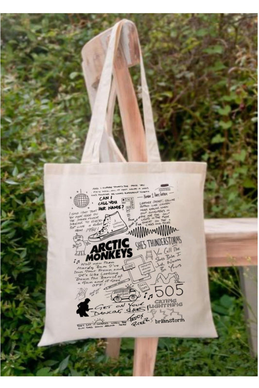 Arctic Monkeys Tasarım Tote Bag Bez Çanta