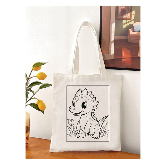 Tote Bag krem kanvas çanta %100 pamuk 35x40 cm tote bag