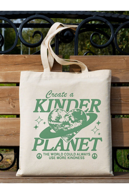 Create A Kinder Planetbtote Bag Bez Çanta