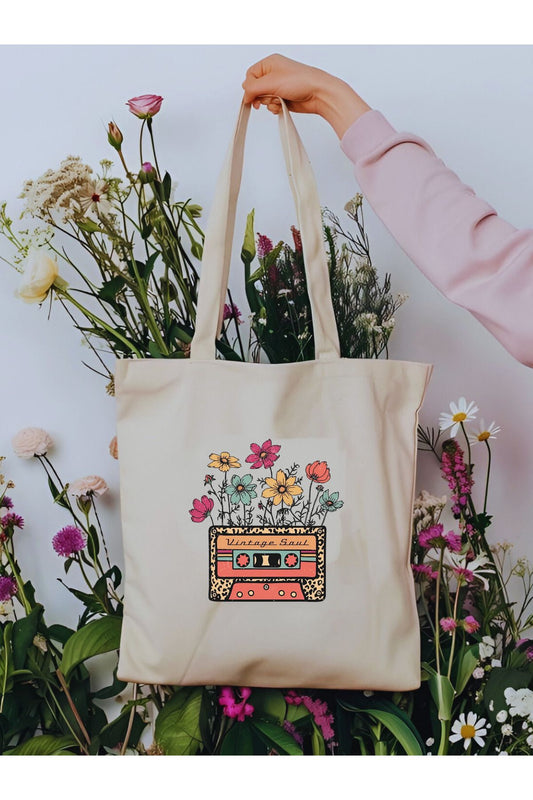 Leopar Bez Çanta, Y2K Leopard Pinterest Retro Unisex Bez Çanta Tote Bag