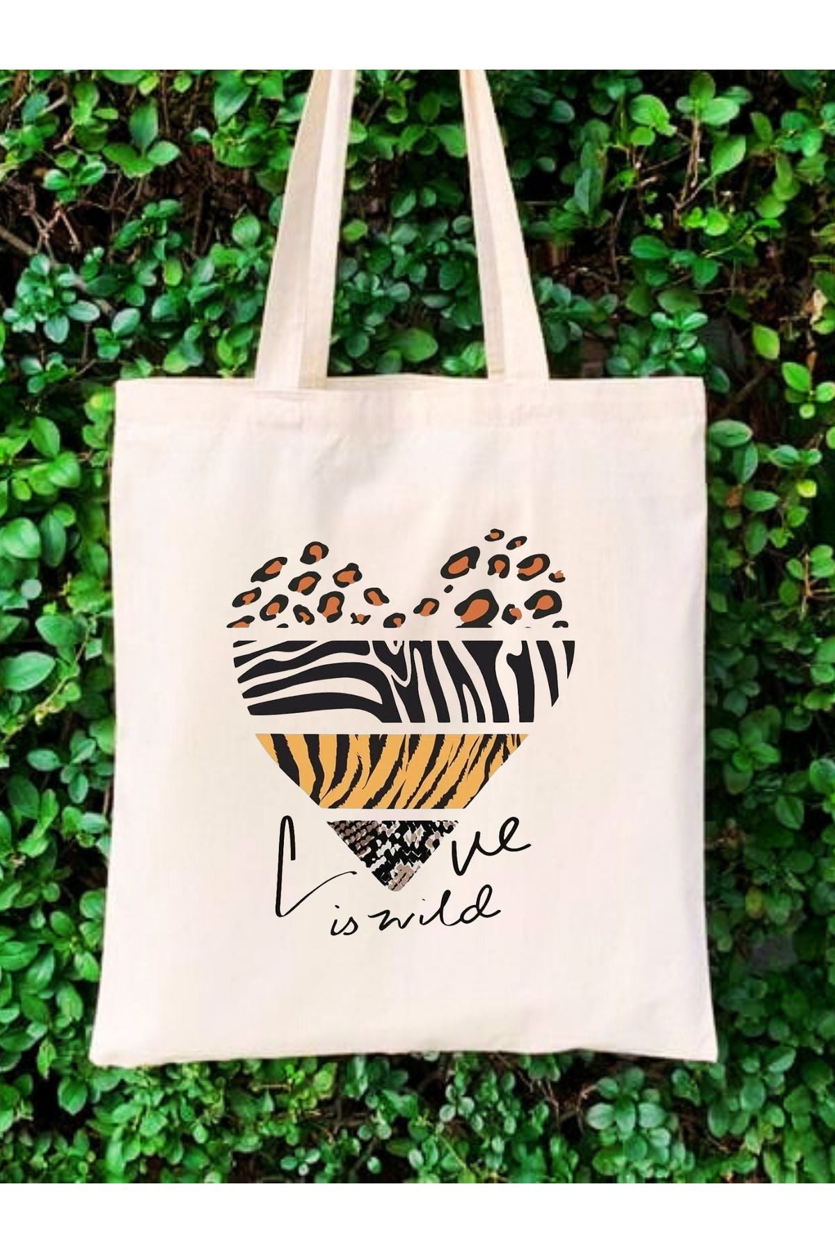 Leopar Bez Çanta, Y2K Leopard Pinterest Retro Unisex Bez Çanta Tote Bag