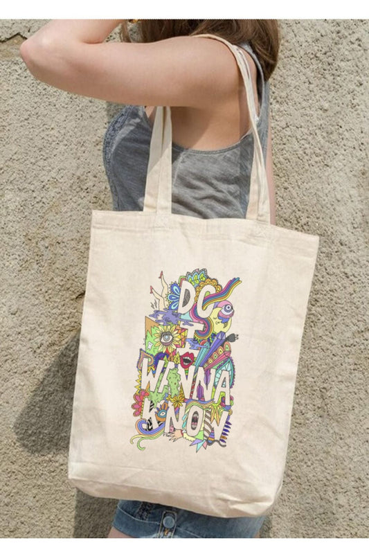 Arctic Monkeys Do I Wanna Know Tasarım Ham Bez Çanta tasarımlı ham bez çanta minimalist pinterest modeli