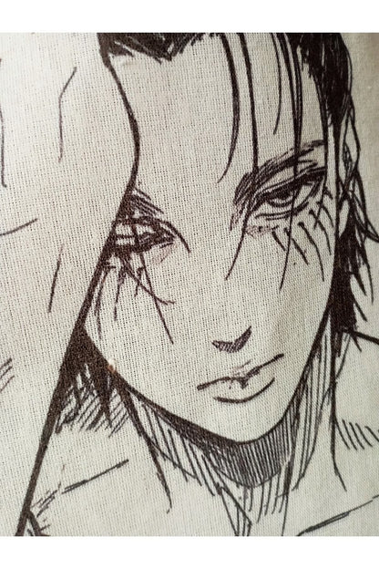 Eren Yeager Anime Shingeki No Kyojin Tote Bag Bez Çanta