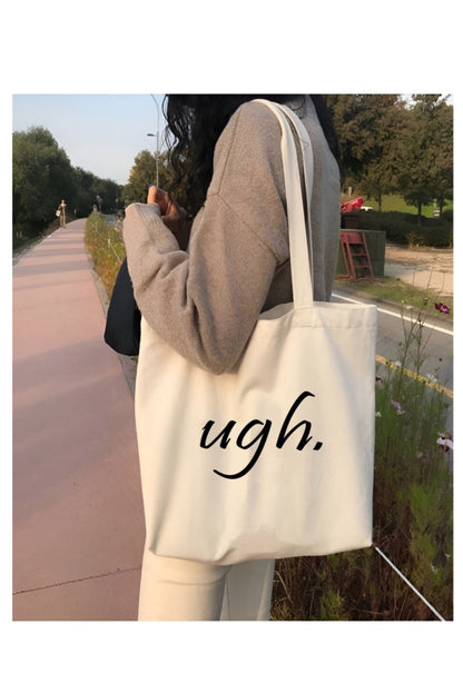 YK2 Ugh Pinterest Kalın Kanvas Tote Bag, Bez Çanta, Shopper Bag, Kanvas Çanta