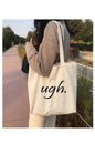 YK2 Ugh Pinterest Kalın Kanvas Tote Bag, Bez Çanta, Shopper Bag, Kanvas Çanta