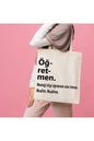 Öğretmenler Günü Öğretmen Hediye Tote Bag Bez Çanta