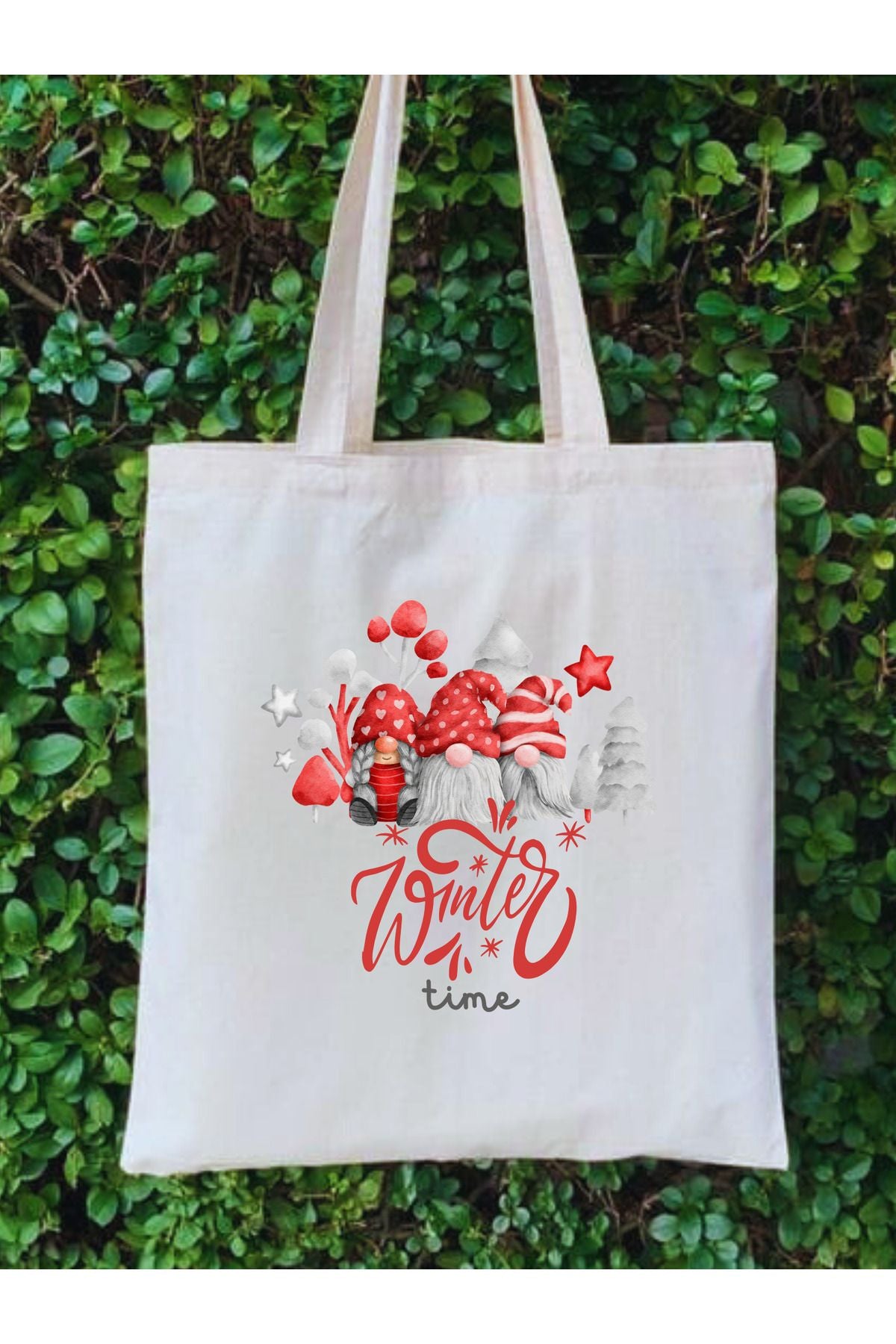 Tote Bag krem kanvas çanta %100 pamuk 35x40 cm tote bag