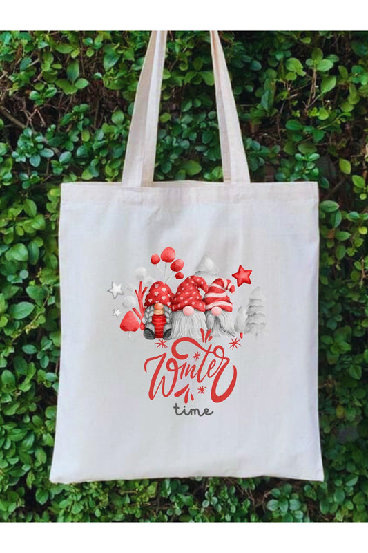 Tote Bag krem kanvas çanta %100 pamuk 35x40 cm tote bag