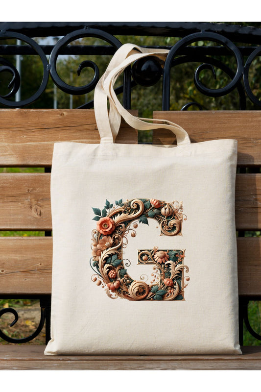 Harf Tasarım A Harfi Çanta, Y2 Pinterest Retro Unisex Bez Çanta Tote Bag, Shopper Bag