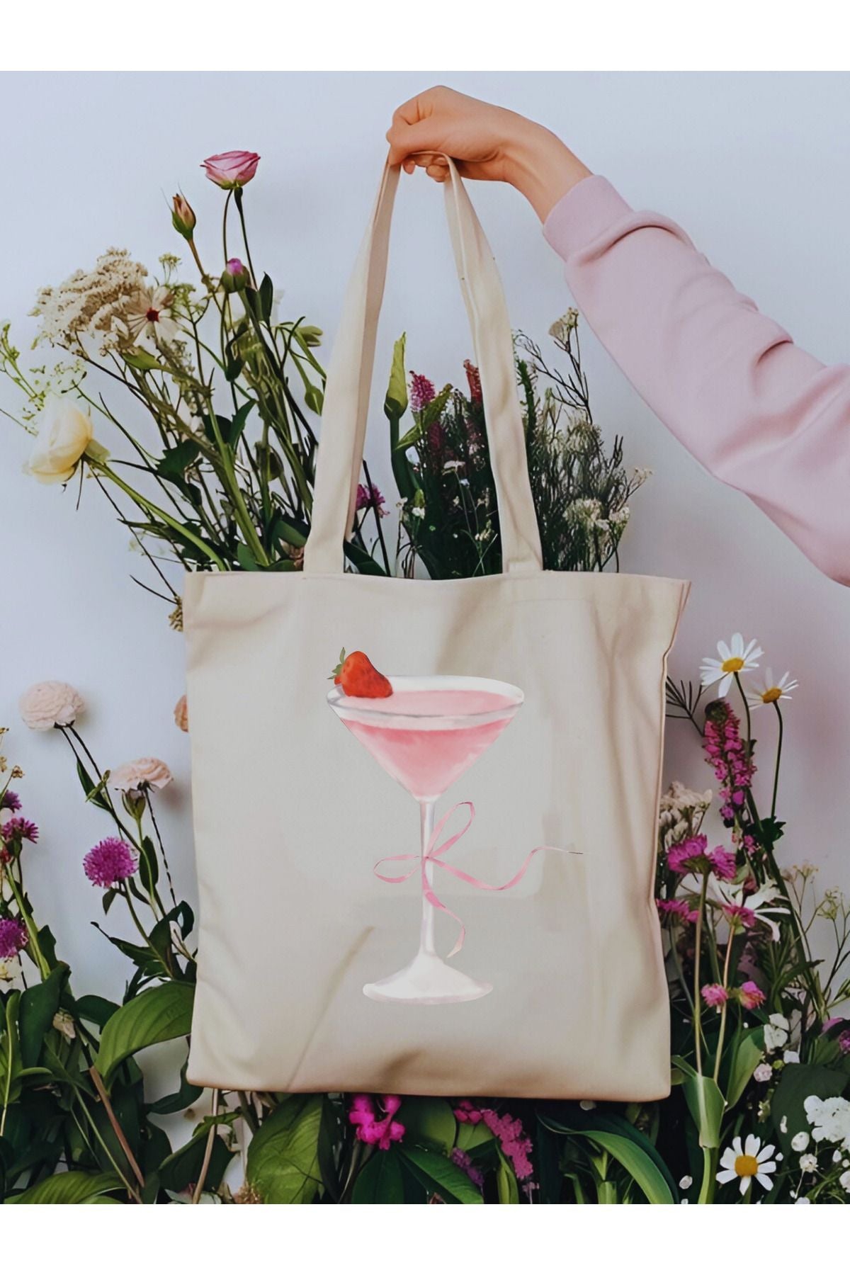 Y2K Bows Coquette Pinterest Kurdeleler Retro Unisex Bez Çanta Tote Bag