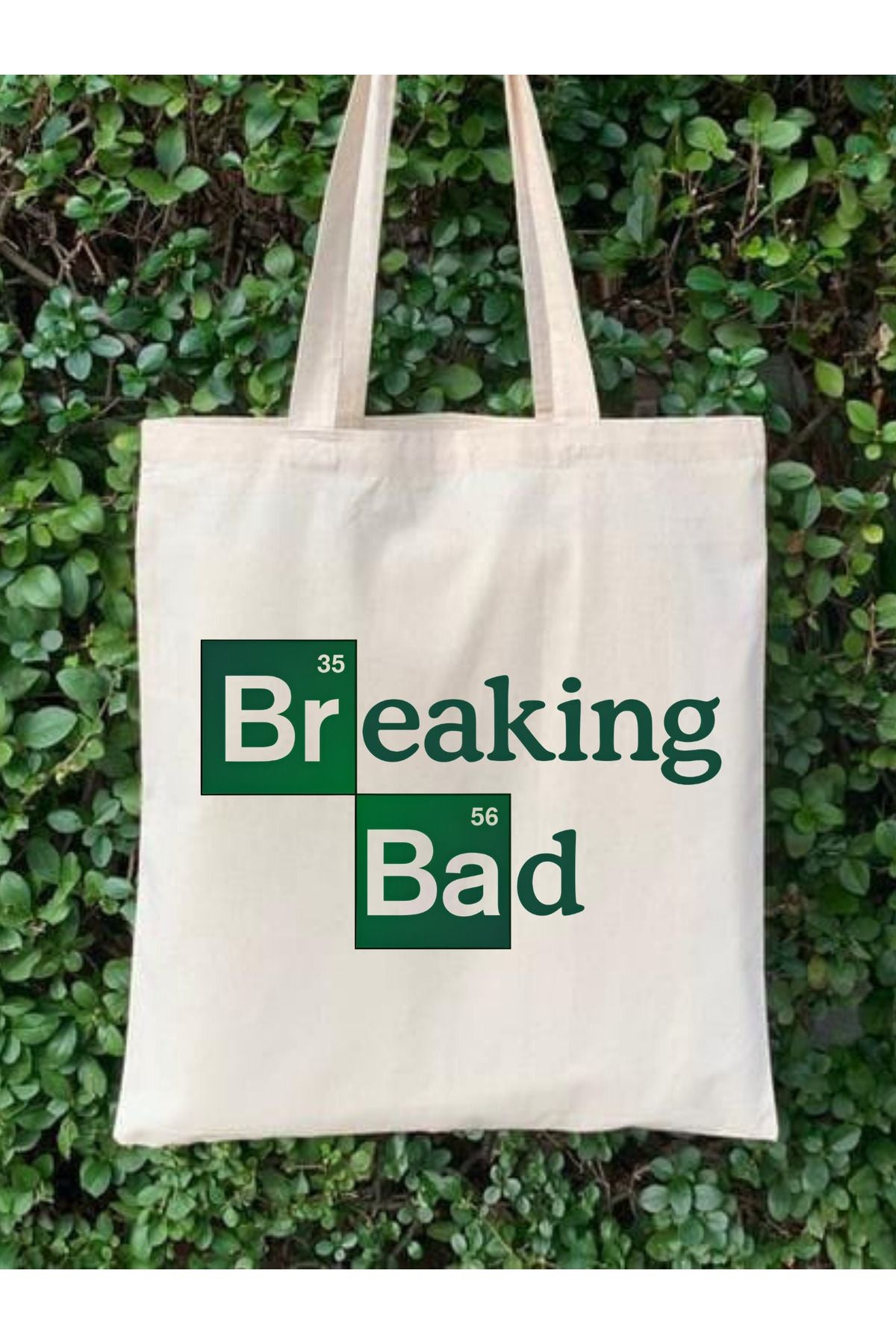 Breaking Bad Ham Bez Çanta tasarımlı ham bez çanta minimalist pinterest modeli