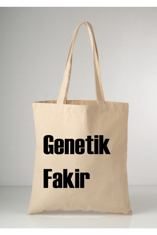 Genetik Fakir Tote Bag Bez Çanta