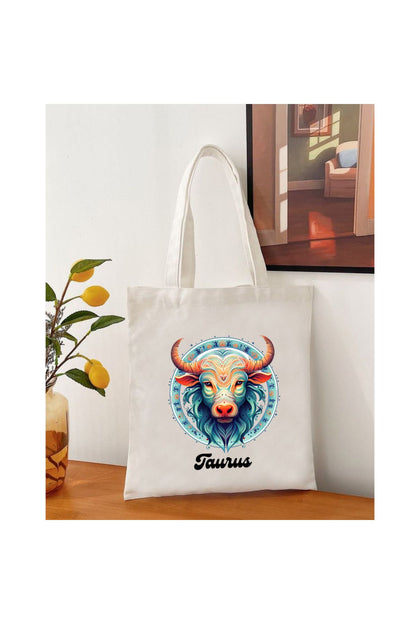 Tote Bag krem kanvas çanta %100 pamuk 35x40 cm tote bag