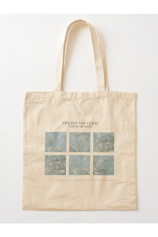 Almond Blossom Ham Bez Çanta tasarımlı ham bez çanta minimalist pinterest modeli