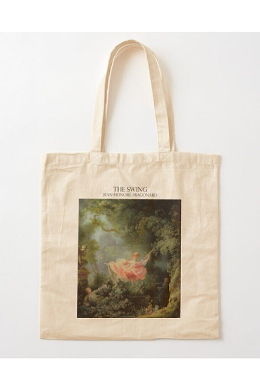 The Swing Ham Bez Çanta tasarımlı ham bez çanta minimalist pinterest modeli