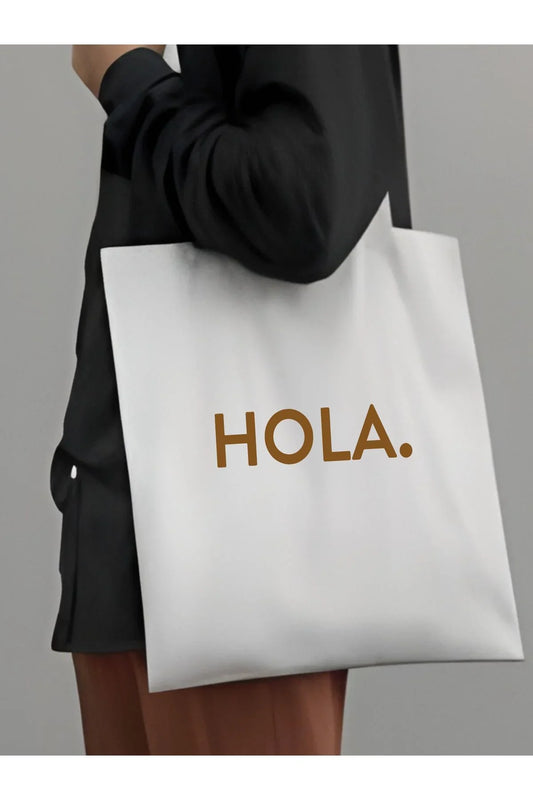 Tote Bag krem kanvas çanta %100 pamuk 35x40 cm tote bag