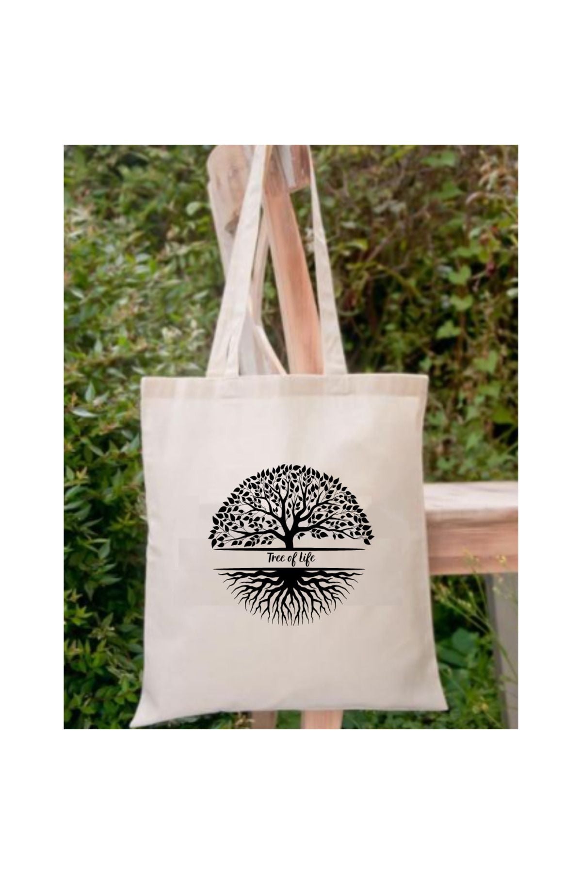 Tree Of Life, Yaşam Ağacı Tasarım Tote Bag Bez Çanta