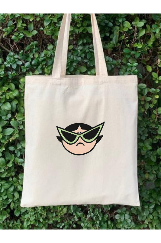 Powerpuff Tote Bag Bez Çanta