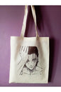 Eren Yeager Anime Shingeki No Kyojin Tote Bag Bez Çanta