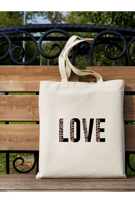 Leopar Bez Çanta, Y2K Leopard Pinterest Retro Unisex Bez Çanta Tote Bag