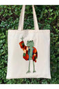 Harry Styles Cardigans Frog - Kurbağa Tasarımlı Tote Bag Bez Çanta