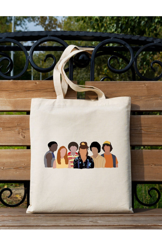 Stranger Things Tote Bag Bez Çanta