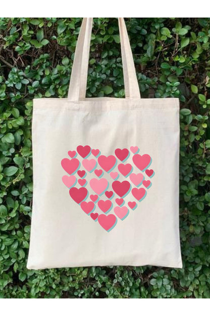 Sevgililer Günü Love Tote Bag Bez Çanta