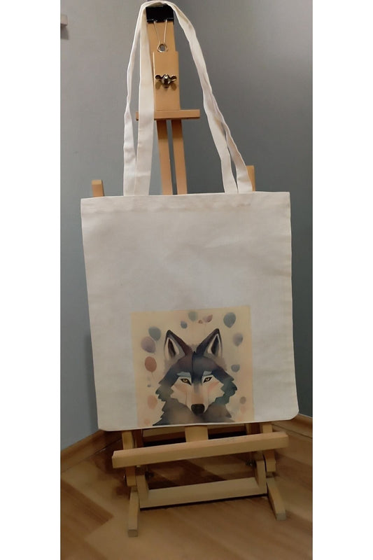 Wolf Unique Art, Kurt Tasarım Tote Bag Bez Çanta