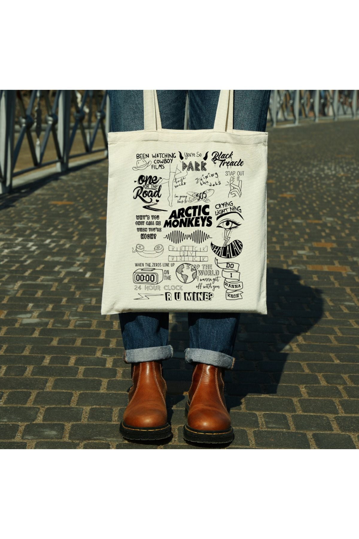Tote Bag krem kanvas çanta %100 pamuk 35x40 cm tote bag