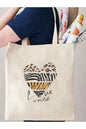 Leopar Bez Çanta, Y2K Leopard Pinterest Retro Unisex Bez Çanta Tote Bag