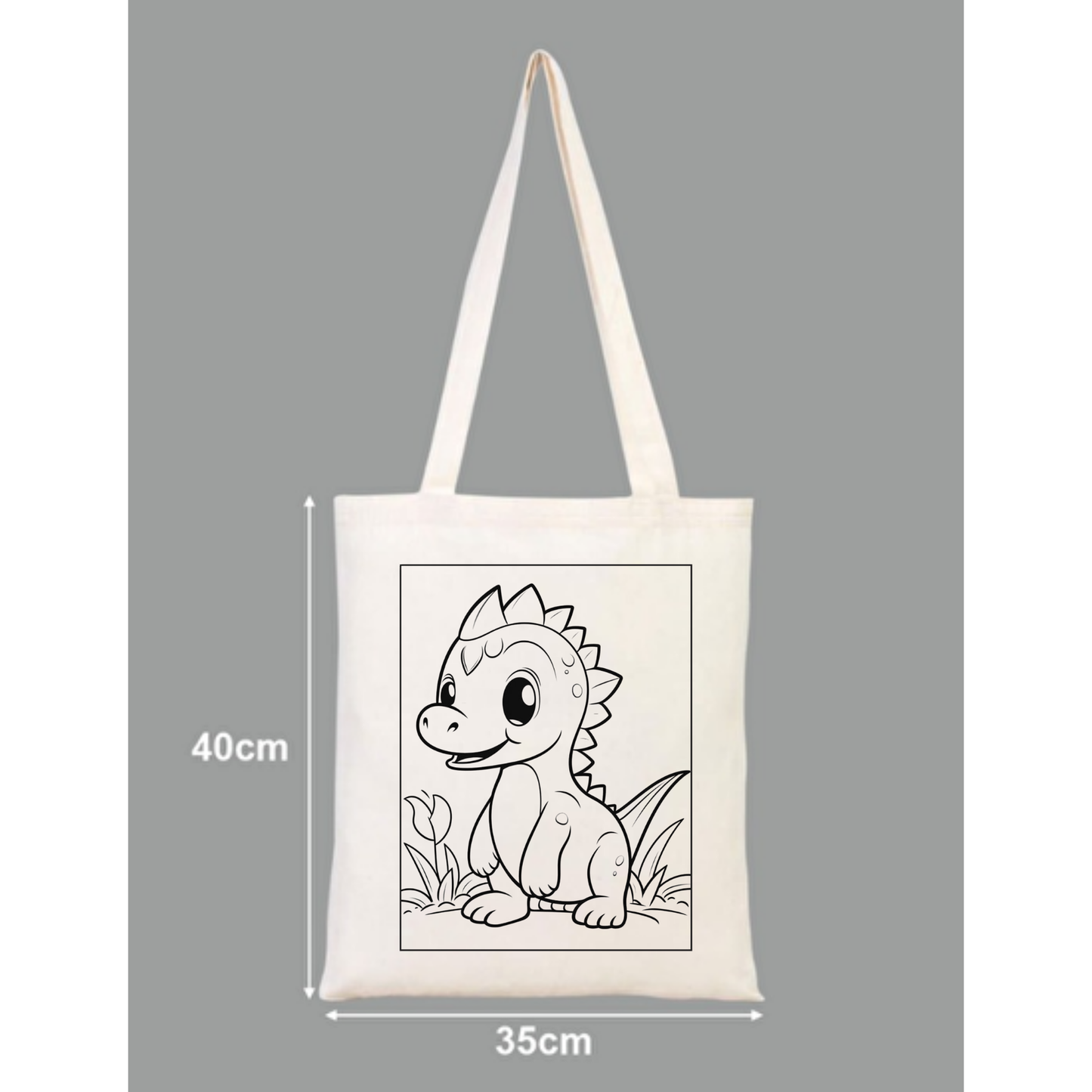 Tote Bag krem kanvas çanta %100 pamuk 35x40 cm tote bag